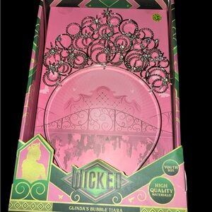 NWT WICKED Glinda’s Silver Bubble Tiara youth size glitz